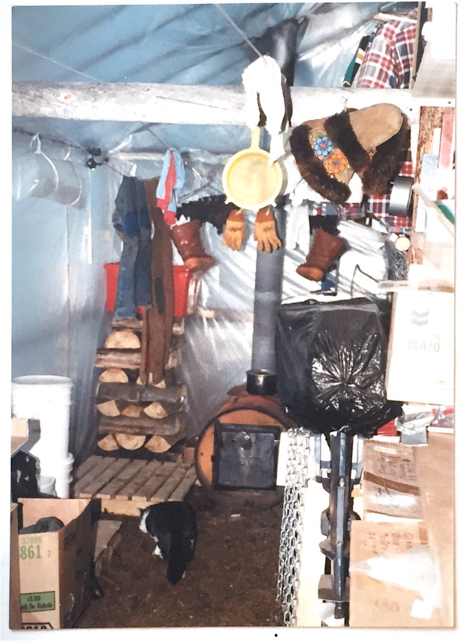 The wood stove must keep burning