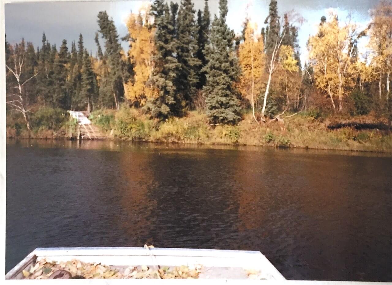 there is our boat landing